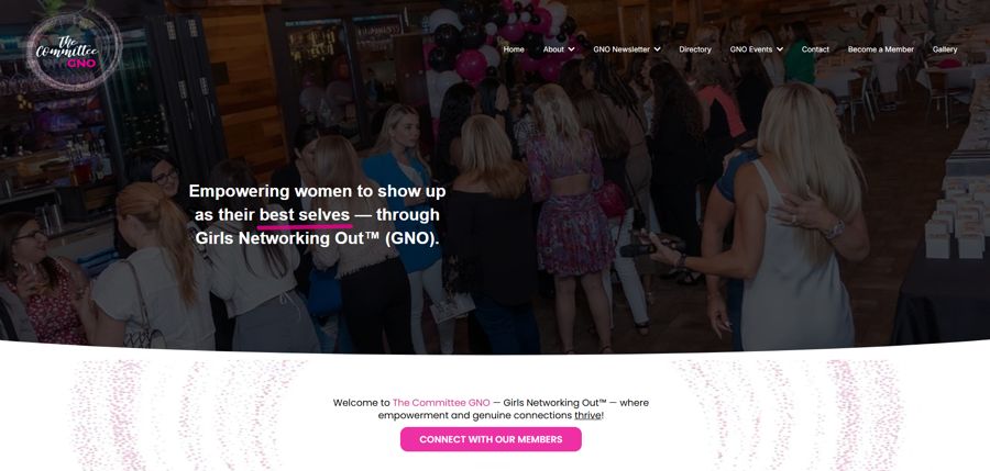 Girls Networking website before the FoxSignal rebuild